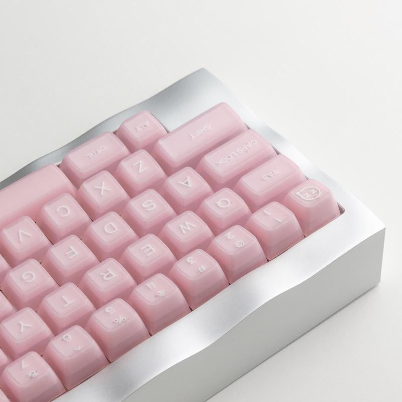 ULTRAEQUIP White Jade Keycaps 160 Keys Double Shot PBT Keycaps RSA Profile Translucent Shine through Keycaps Custom Keycap Set with Split/ 7U Spacebar for Alice/ 61/64/68/84/87/100/104/108 Mechanical Keyboard