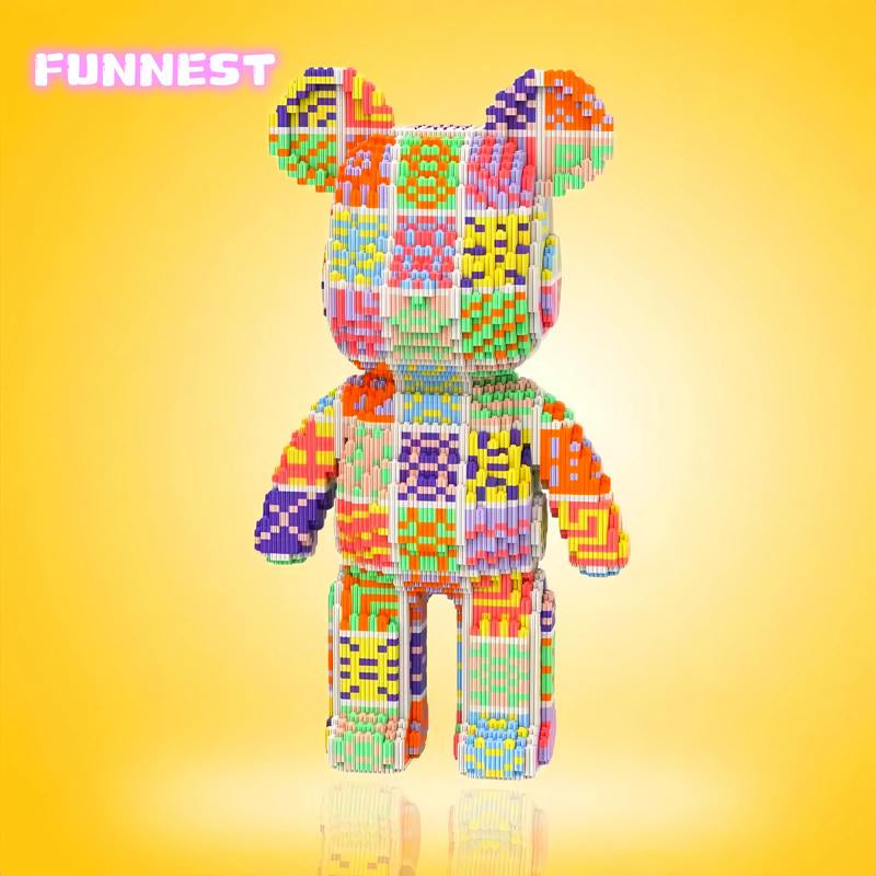 Bear Building Block,Funnest Building Block, Beartoys,Birthday Gift,Festival Gift,Building Sets,Educationalbuilding Blocks,Trend Decoration,Cool