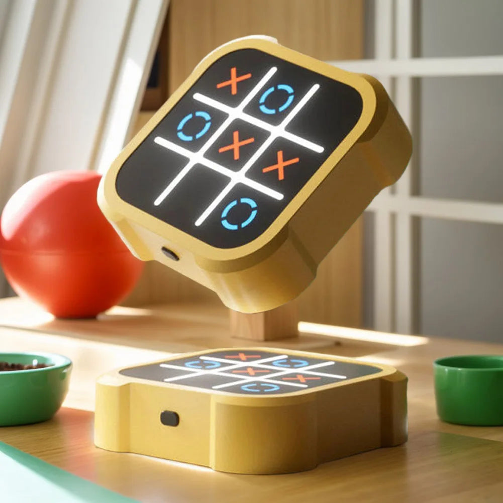 3 in 1 Electronic Tic-Tac-Toe Game Children'S Electronic Toys Handheld Puzzle Game Console Chess Board Game Kids Creative Gifts
