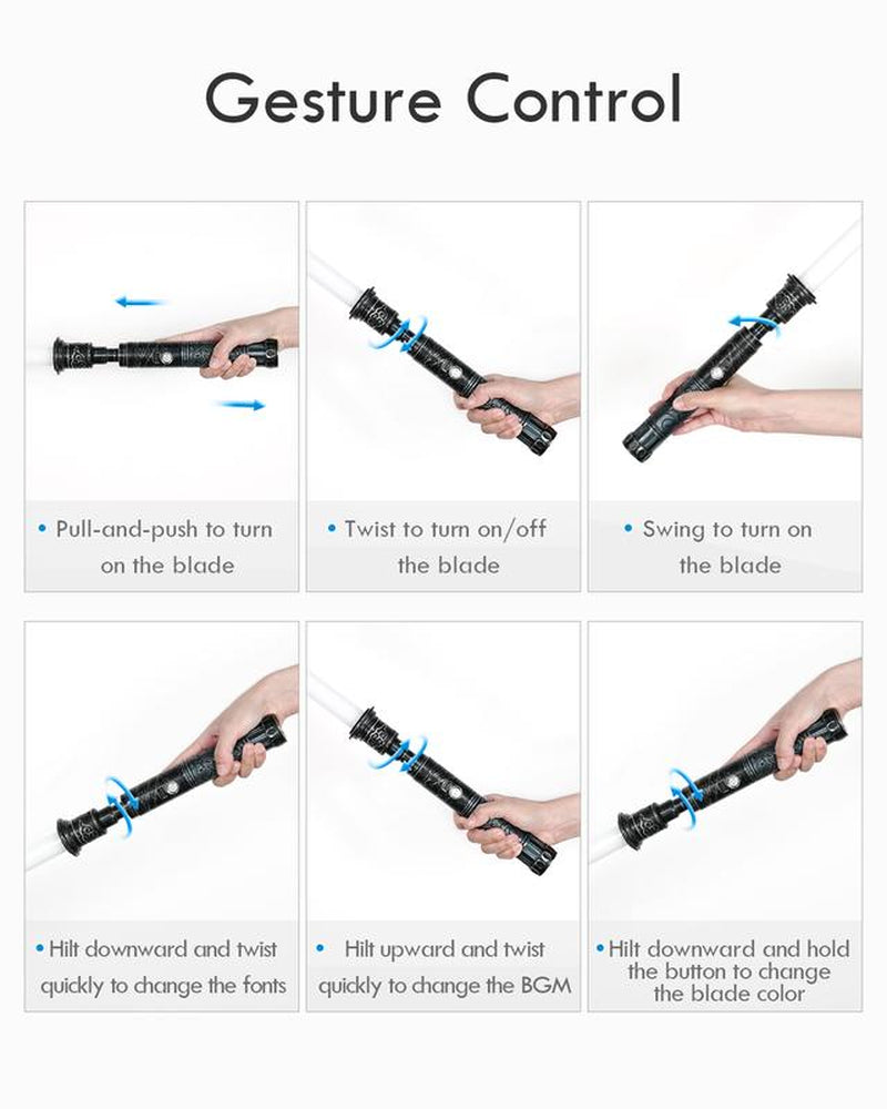 High Quality Dueling Lightsaber Smooth Swing Motion Control