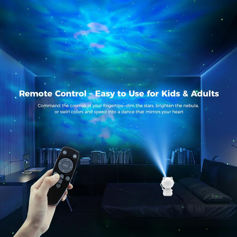 Galaxy Star Projector – Night Light with Remote, 8 Lighting Modes, Perfect for Bedroom & Kids' Room Decor