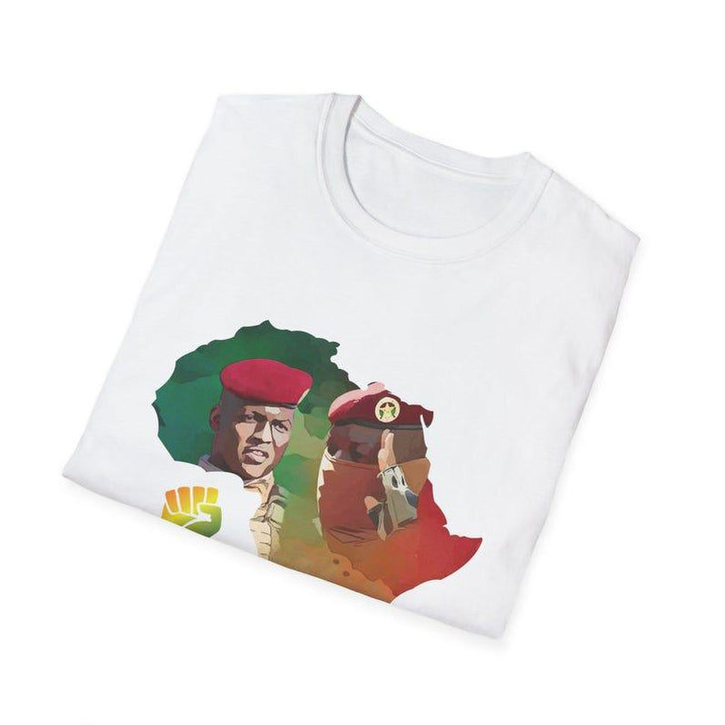 Africa Unite Unisex T-Shirt Featuring Support for President Ibrahim Traore and Pan-African Unity Movement