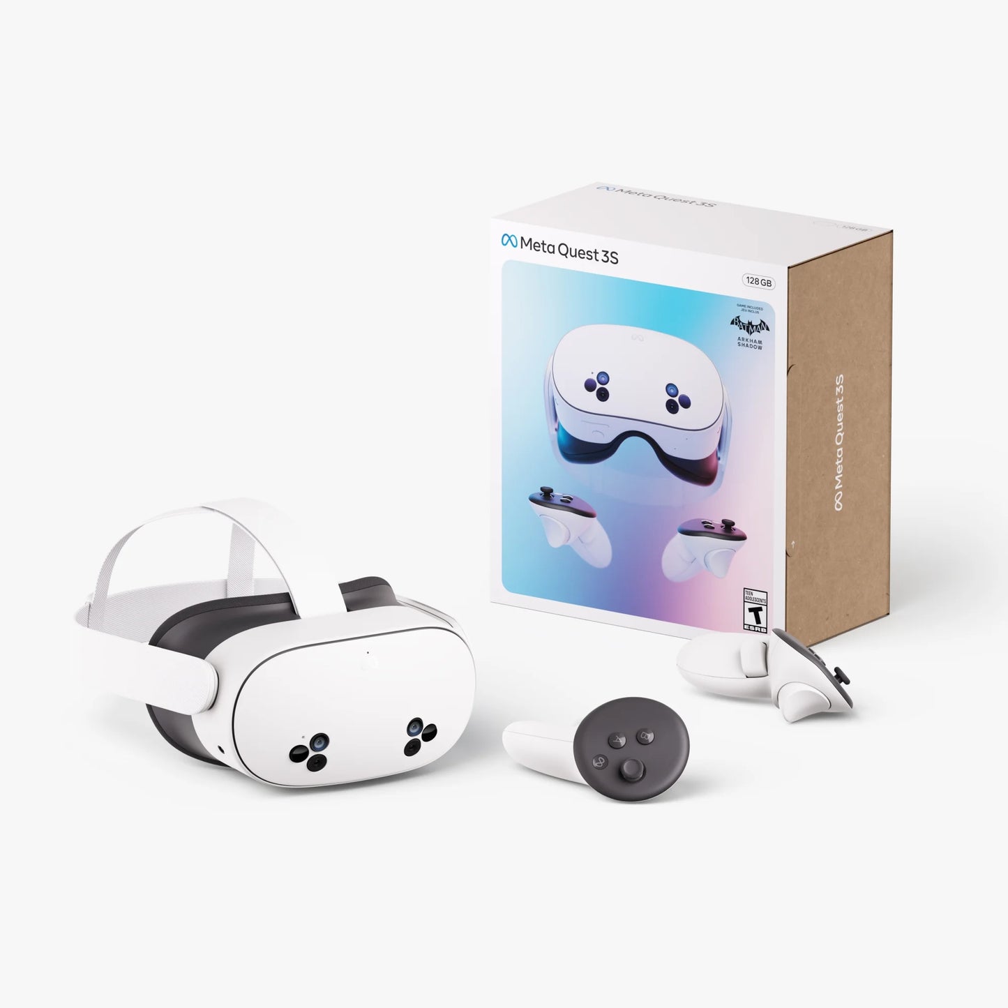3S 128GB – Get Batman: Arkham Shadow and a 3-Month Trial of Meta Horizon+ Included – All-In-One Headset