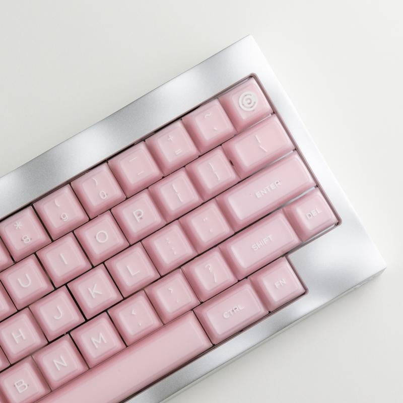 ULTRAEQUIP White Jade Keycaps 160 Keys Double Shot PBT Keycaps RSA Profile Translucent Shine through Keycaps Custom Keycap Set with Split/ 7U Spacebar for Alice/ 61/64/68/84/87/100/104/108 Mechanical Keyboard