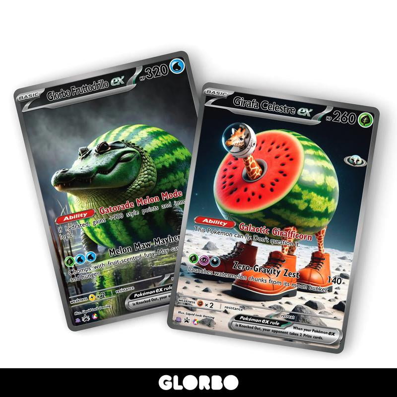 Italian Brainrot Pokemon - Custom Holographic Fan-Art Cards - Hilarious Affordable Gift for Meme & Pokemon Fans