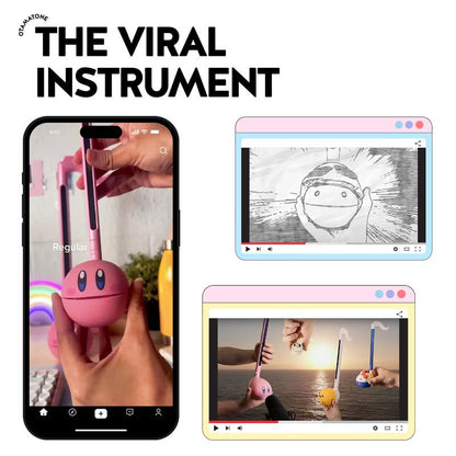 Otamatone Regular Sweets [Mint] - Japanese Musical Instrument Electronic Synthesizer - Maywa Denki Studio - Fun Gift for Children, Teens, Adults