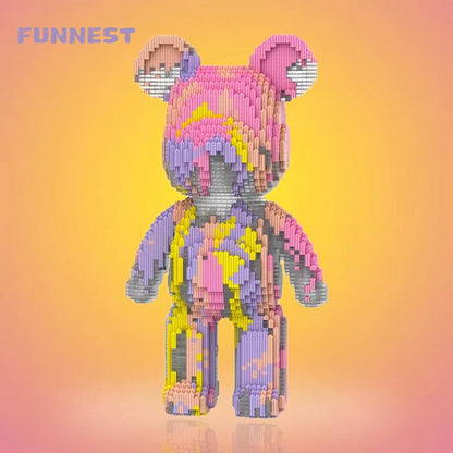 Bear Building Block,Funnest Building Block, Beartoys,Birthday Gift,Festival Gift,Building Sets,Educationalbuilding Blocks,Trend Decoration,Cool