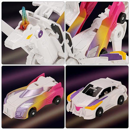 Transform Car Toys into Magical Flying Dinosaur and Unicorns!2Pcs Transforming Car-Robot for Kids, Automatic Deformation of Magnetic Connections. Cars Kids
