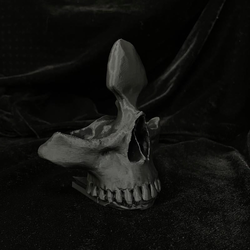 Stylish Skull Eyeglass Holder - Unique 3D Printed Display Stand for Reading Glasses