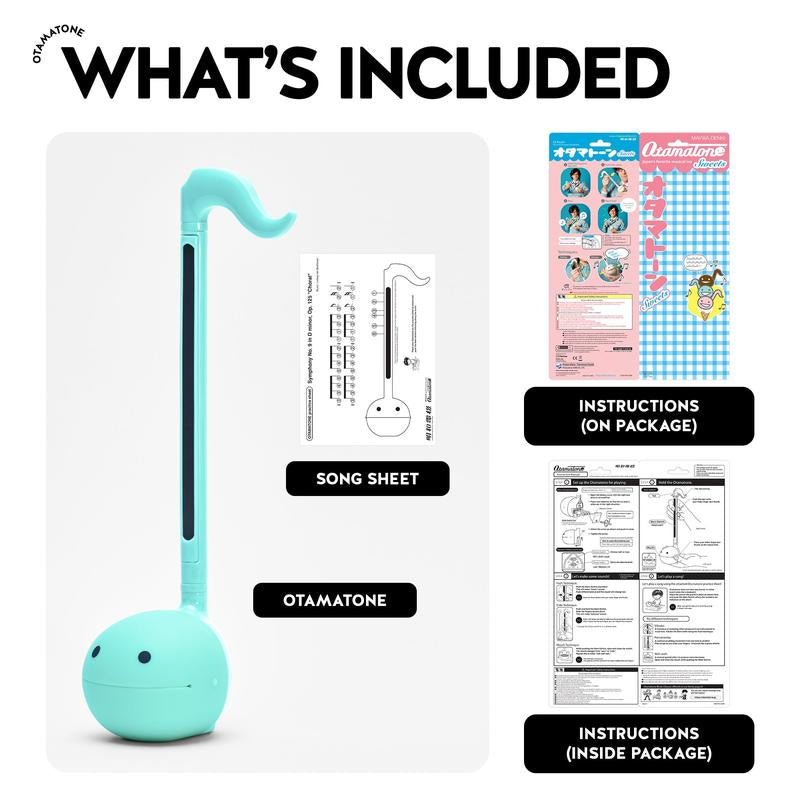 Otamatone Regular Sweets [Mint] - Japanese Musical Instrument Electronic Synthesizer - Maywa Denki Studio - Fun Gift for Children, Teens, Adults
