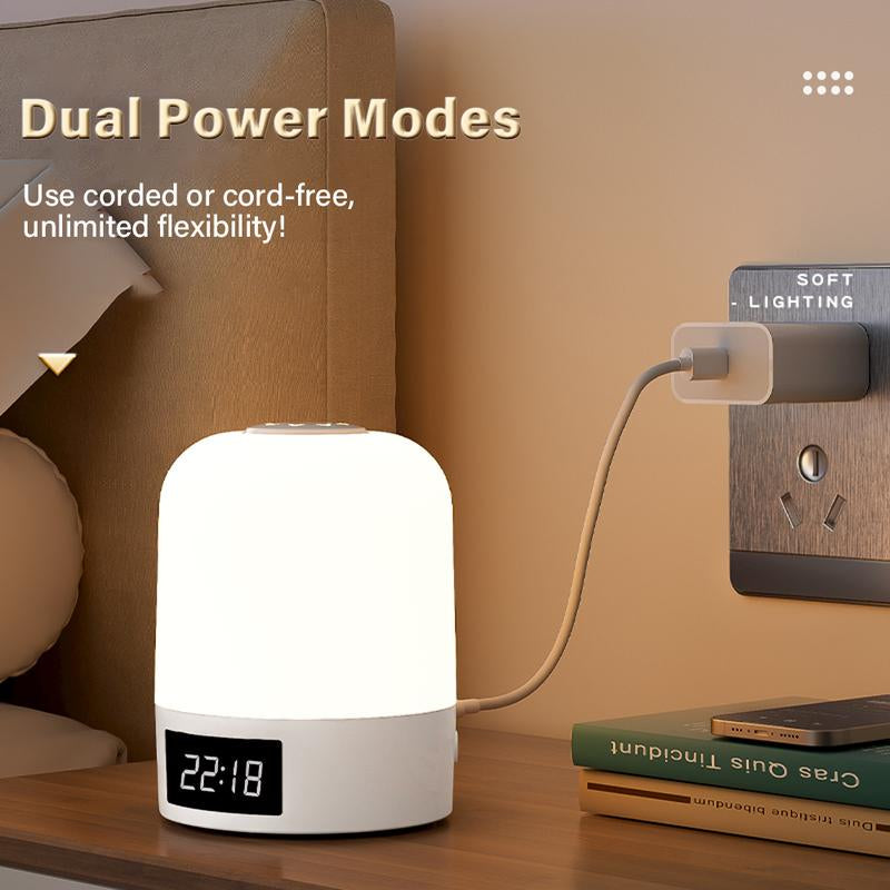 Rechargeable Portable Baby Night Light， Remote Control Dimmable -3 Colors&Brightness Adjustable - USB Rechargeable Touch Lamp for Breastfeeding, Kids & Adults, Dimmable Warm LED Bedside Sleep Aid, Eye-Friendly Nursery Light