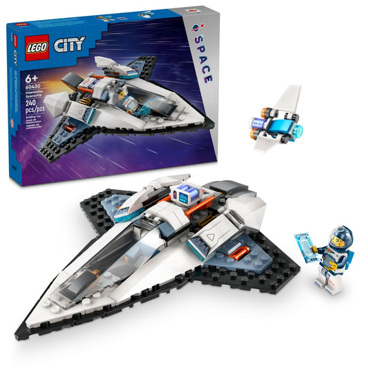 LEGO® City Nave Espacial Interestelar para armar un Cohete Espacial de colección; los niños exploradores podrán planear su Propio Viaje a Marte o a Cualquier Lugar a Donde Llegue su imaginación 60430