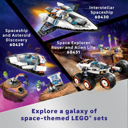 LEGO® City Nave Espacial Interestelar para armar un Cohete Espacial de colección; los niños exploradores podrán planear su Propio Viaje a Marte o a Cualquier Lugar a Donde Llegue su imaginación 60430