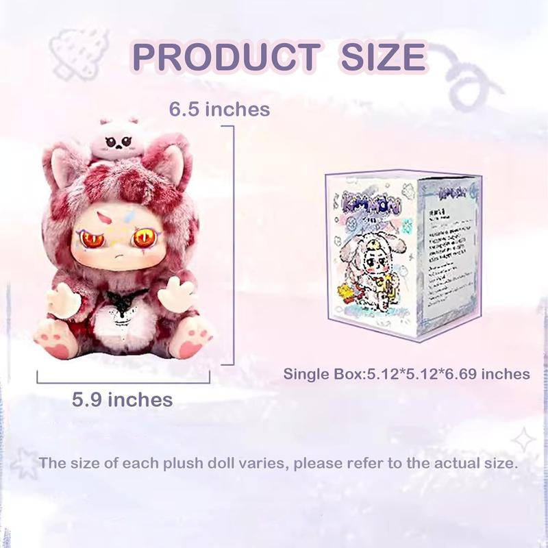CALEMBOU Doll Blind Box, KIMMON Answer Series Plush Doll Mysterious Toys, Anime Plushes Soft Stuffed Toys Birthday Gifts for Girl