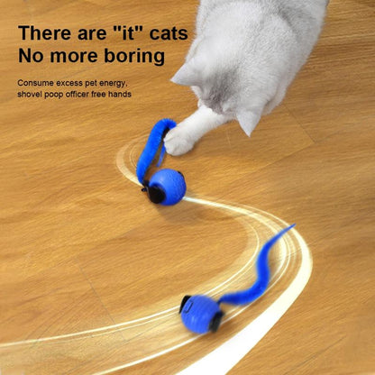 Smart Interactive Cat Ball Toy for Indoor Cats，Automatic Self-Moving Cats Dogs Ball with USB Charging，Obstacle Avoidance Smart Cat Toys for Keep Them Busy for Small/Medium/Large Cats Dogs Outdoor Pet Toy Rolling Cat Toys Smart Interactive Kitten