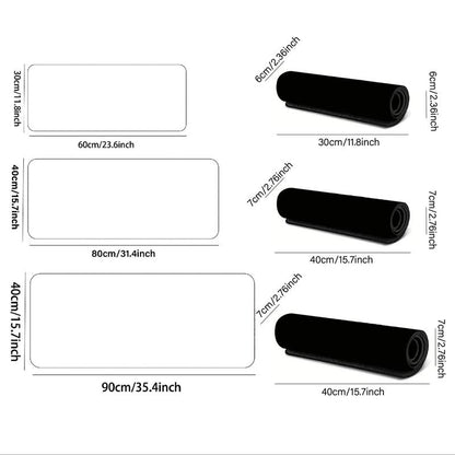 Ocean Wave & Racing Car Pattern Mouse Pad, 1 Count Large Gaming Desk Mat with Non-Slip Rubber Base, Keyboard Accessories, Large Desk Mouse Pad, Perfect for E-Sports and Office Use, Anime Mousepad