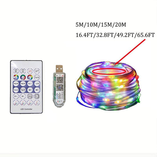 RGB Phantom LED Light - Intelligent Point-Controlled Voice-App, Waterproof, Sun Resistance, Ideal for Indoors & Outdoors, Music Sync LED Strip, Mother'S Day Gift