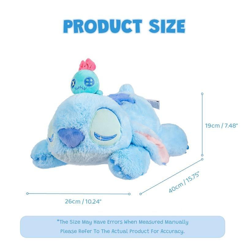 Dreamy Planet Series: 16 - Inch Stitch and Companion Plush Dolls in Lounge Pose - Perfect for Bedroom, Sofa, and Cuddling Stuffed Toys Huggable