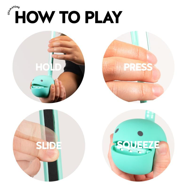 Otamatone Regular Sweets [Mint] - Japanese Musical Instrument Electronic Synthesizer - Maywa Denki Studio - Fun Gift for Children, Teens, Adults