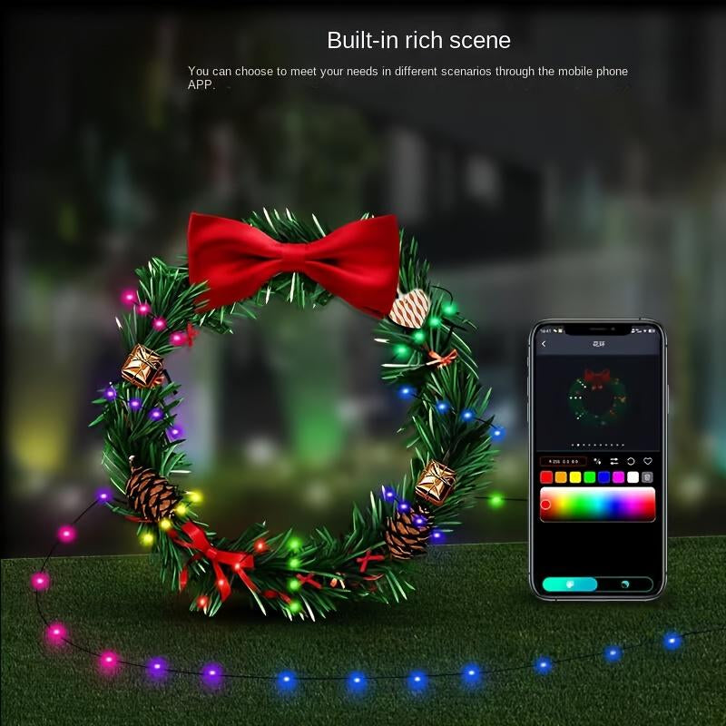 RGB Phantom LED Light - Intelligent Point-Controlled Voice-App, Waterproof, Sun Resistance, Ideal for Indoors & Outdoors, Music Sync LED Strip, Mother'S Day Gift