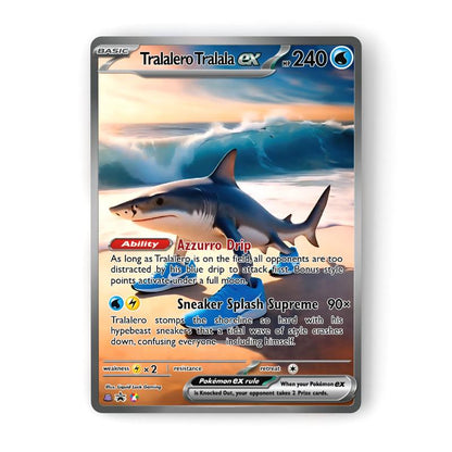 Italian Brainrot Pokemon - Custom Holographic Fan-Art Cards - Hilarious Affordable Gift for Meme & Pokemon Fans