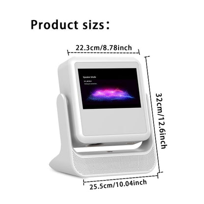 [US Warehouse] Aepuosem A2Pro 4K UHD Projector, 8-Inch Touch Tablet, Native 1080P, Auto Focus and Obstacle Avoidance, HIFI Speaker, Android 12, Wifi 6, Bluetooth Connection, 180° Rotation, Comes with Remote Control, Suitable for Games, Movies and Gifts.
