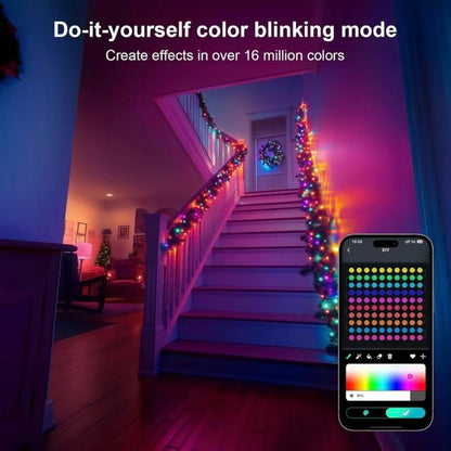 RGB Phantom LED Light - Intelligent Point-Controlled Voice-App, Waterproof, Sun Resistance, Ideal for Indoors & Outdoors, Music Sync LED Strip, Mother'S Day Gift