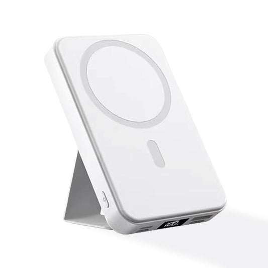 Magnetic Wireless Portable Charger with Stand, Foldable Power Bank with Type-C Cable LED Display 22.5W 10, 000Mah PD Fast Charging Lighting Battery Pack for Iphone 16/15/15 Plus/15 Pro/15 Pro Max, Iphone 14/13/12 Series